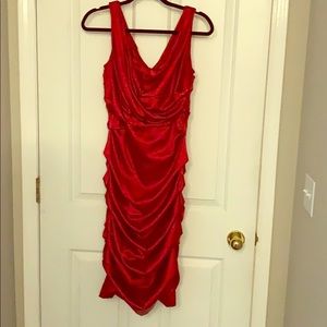 Ladies red dress